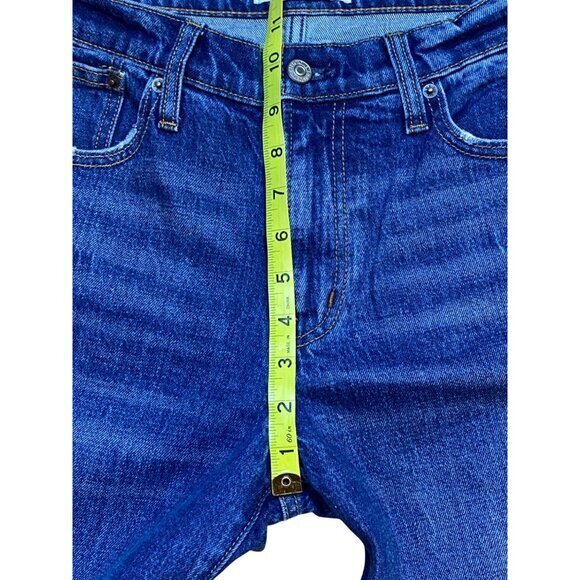Abercrombie & Fitch The Boyfriend Mid Rise Distressed Denim Jeans Size 29 Long - Picture 5 of 6